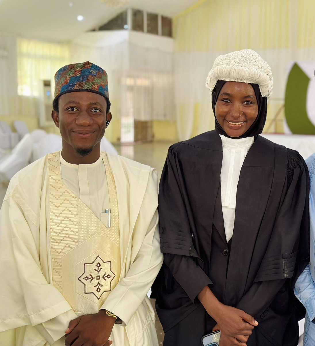 Sarkinsamari03's tweet photo. Congratulations, Laurat A. Abdullahi, Esq. (B.Ed. English, M.Ed. English, LLB(hons), BL (hons) on your call to the Bar and formal admission to the Nigerian Bar Association (the largest Bar in Africa). Your hard work, dedication, and perseverance have paid off. You have achieved a https://t.co/bTnMJRvHEc