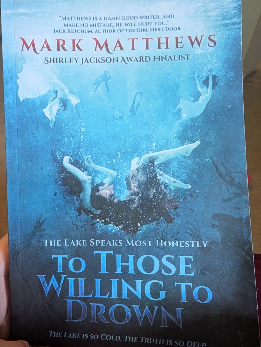 HStBlues's tweet image. I spent yesterday and this morning being torn to shreds by TO THOSE WILLING TO DROWN by @matthews_mark This book is a masterclass of grief horror. Deep introspection does nothing to slow the breakneck speed or interrupt the action. A Greek tragedy of well-researched folklore.