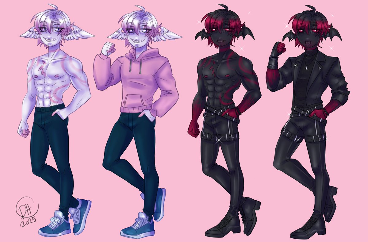 HolicPrincess's tweet photo. #ocart #OC #brokencolors  Finish! When he was Alive His name was Mode and when he was resurrected his name changed to Asmodeus~✨📷 https://t.co/XALjCitWFx