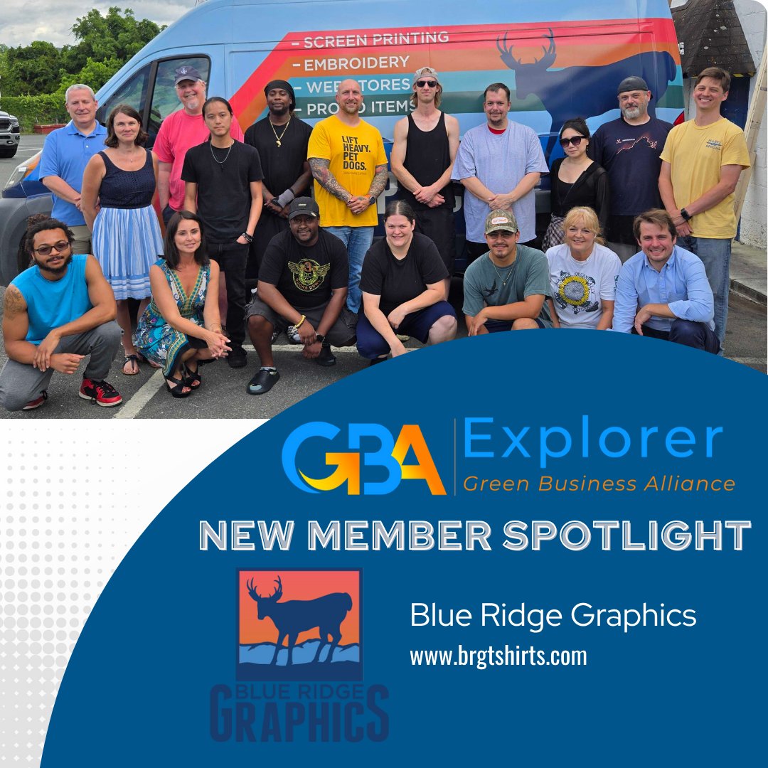 c3climate's tweet image. 💼✨ Green Business Alliance Member Spotlight: Blue Ridge Graphics! BRG has spent 40+ years creating responsibly made apparel—and their climate commitment is stronger than ever. 👕🌱
Learn more: theclimatecollaborative.org/brg
#SustainableBusiness #ClimateAction