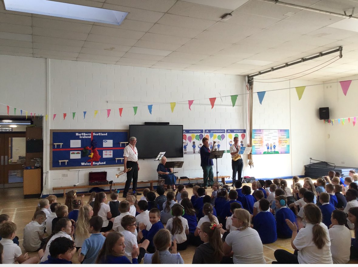 It was wonderful to welcome a local band to perform to our children yesterday in assembly. 🎶🎼🎵