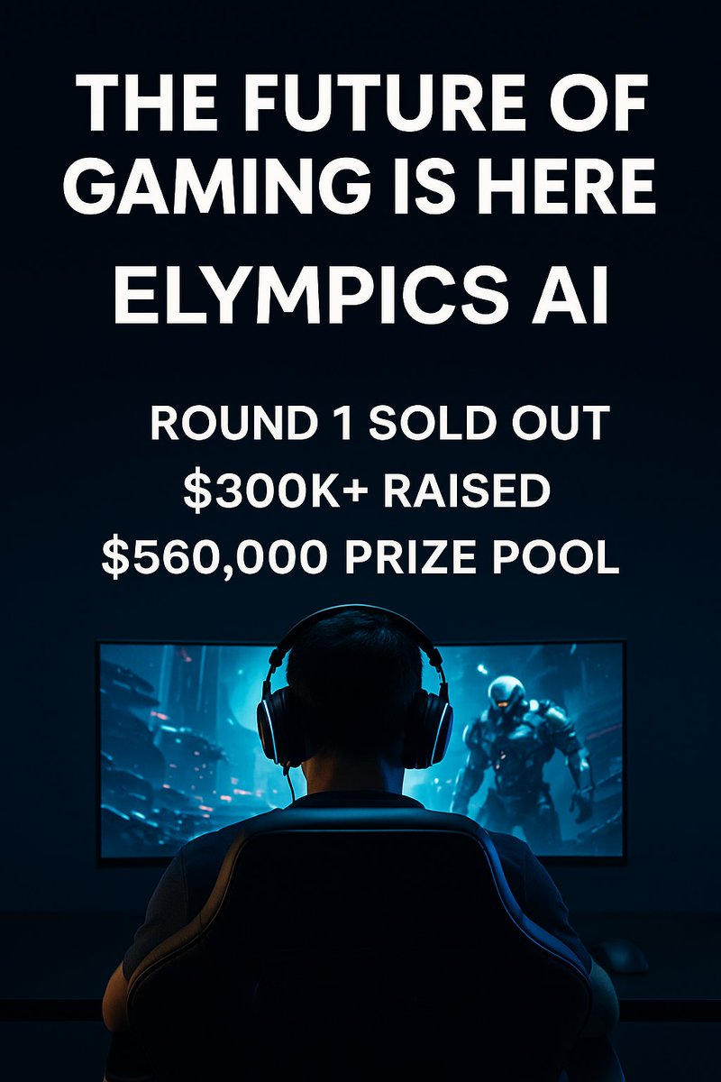 ChewingNft.ETH ๐ง๐ง (@chewingnft) on Twitter photo ๐ฎ The future of gaming isnโt coming โ itโs already here with <a href="/elympics_ai/">Elympics</a>
This isnโt just about playing.
Itโs about creating, competing, and getting rewarded.
๐ฅ Round 1 sold out
๐ฐ $300K+ raised
๐ $560,000 prize pool still up for grabs
๐ธ Over 1.3M Snaps and counting
This ๐ฎ The future of gaming isnโt coming โ itโs already here with <a href="/elympics_ai/">Elympics</a>
This isnโt just about playing.
Itโs about creating, competing, and getting rewarded.
๐ฅ Round 1 sold out
๐ฐ $300K+ raised
๐ $560,000 prize pool still up for grabs
๐ธ Over 1.3M Snaps and counting
This