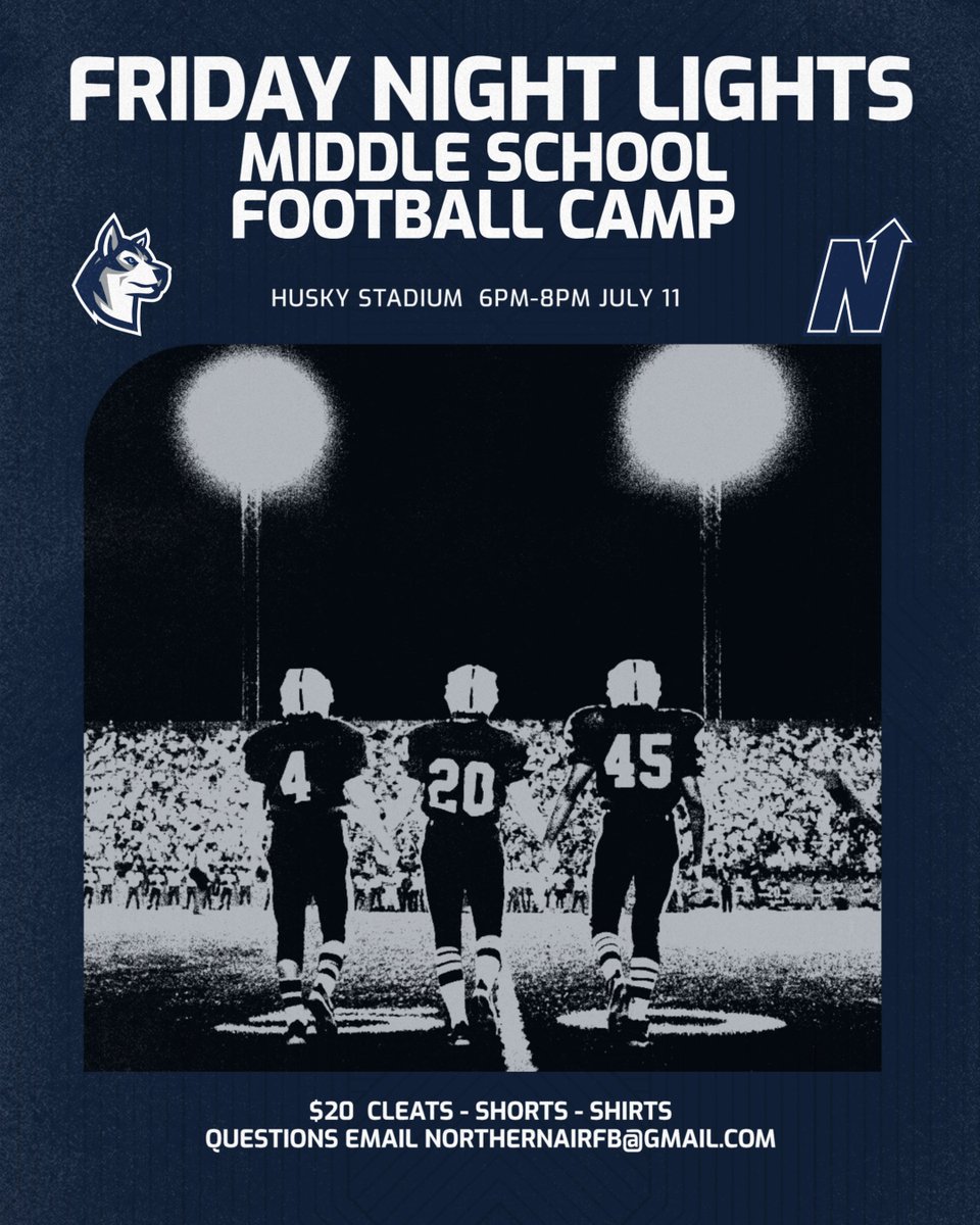 Middle School FRIDAY NIGHT LIGHTS Camp! This Friday!