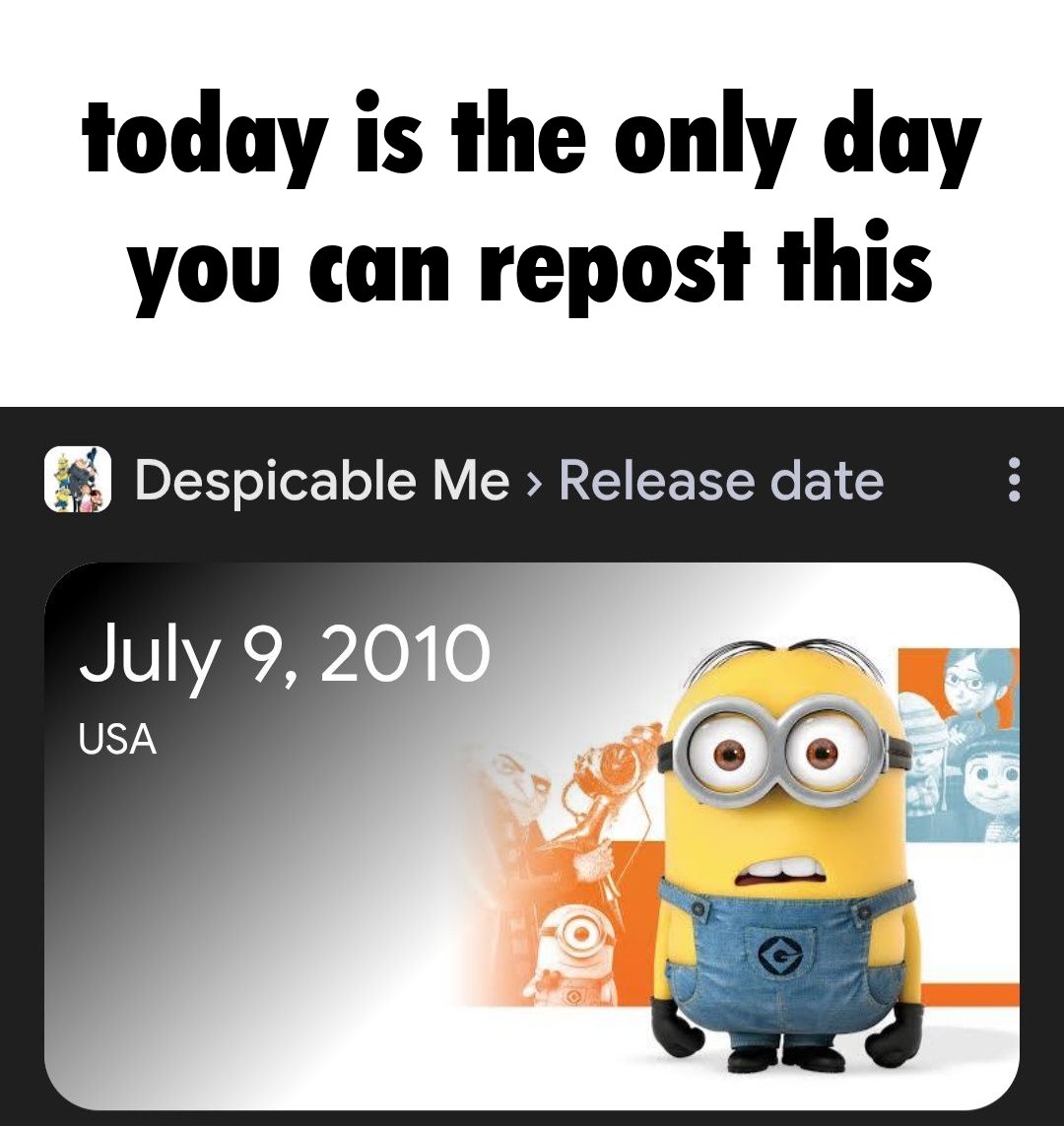 onlydayrepost's tweet image. banana or smth i thought this movie was older tbh