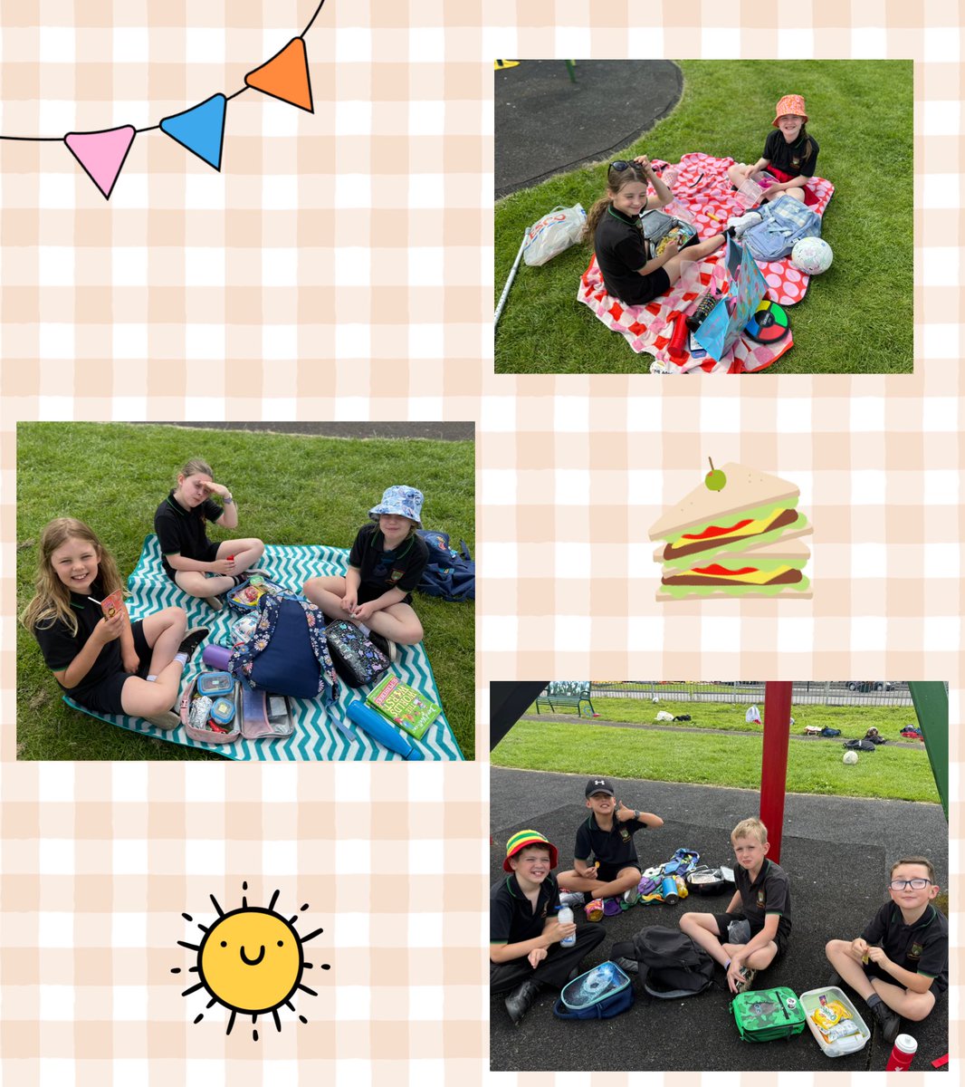 Joio picnic 🥪 🍇 🧃🧁<a href="/YsgolLlanhari/">Ysgol Llanhari</a>