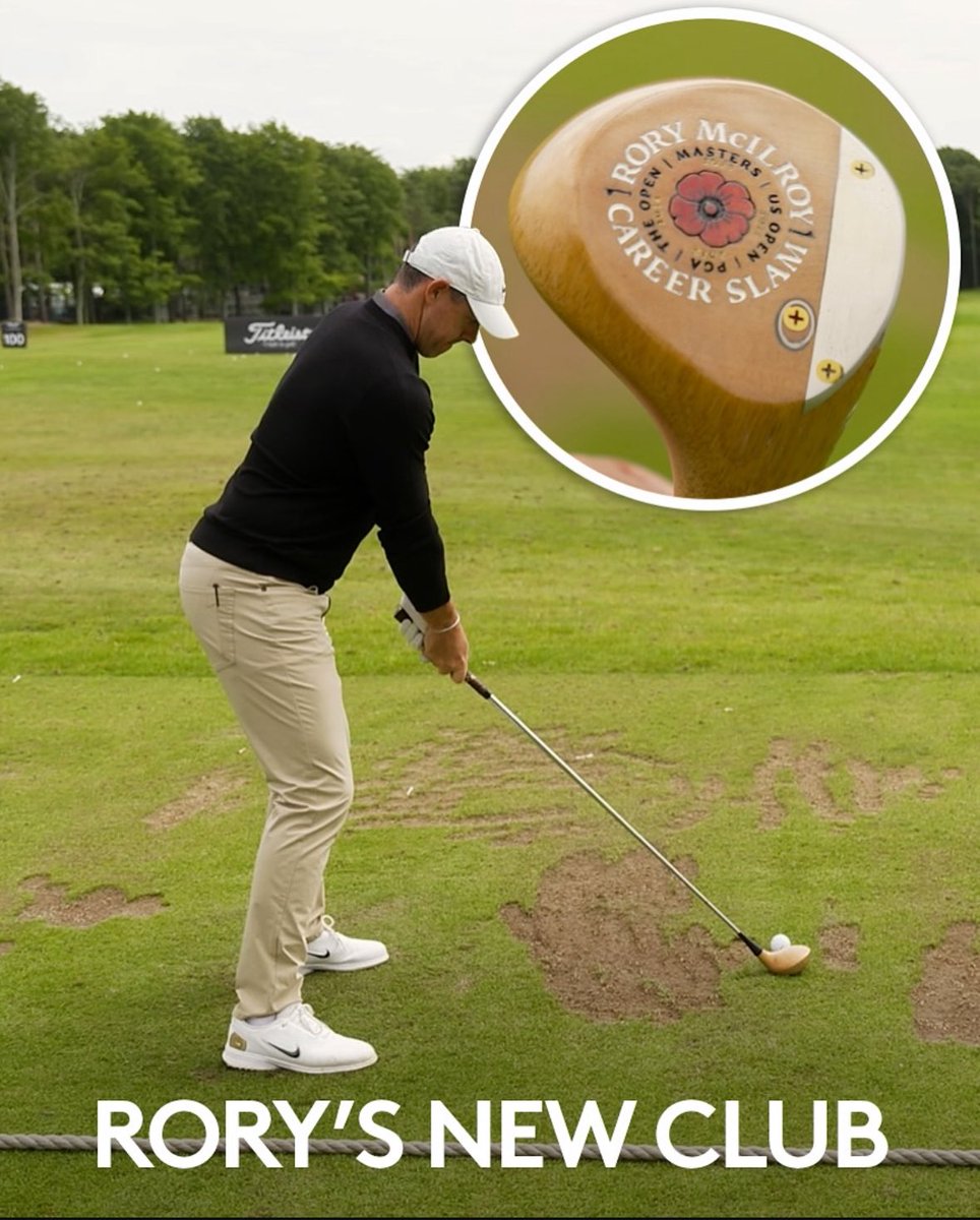 Rory’s driver and cover. Up close and personal. As good as it gets on so many levels 😀