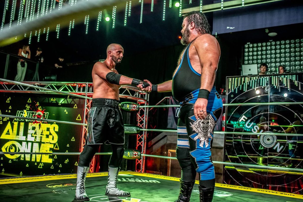 The <a href="/TNTExtremeWres/">TNT Extreme Wrestling</a> Ignition were LOUD 🗣️ for me and <a href="/BullitBenno/">Bullit</a> last time out.

A proper scrap where he was the better man on the day - But I know I can beat him 💯 

Round 2.

I didn’t hear no bell 🔔 🥊😉