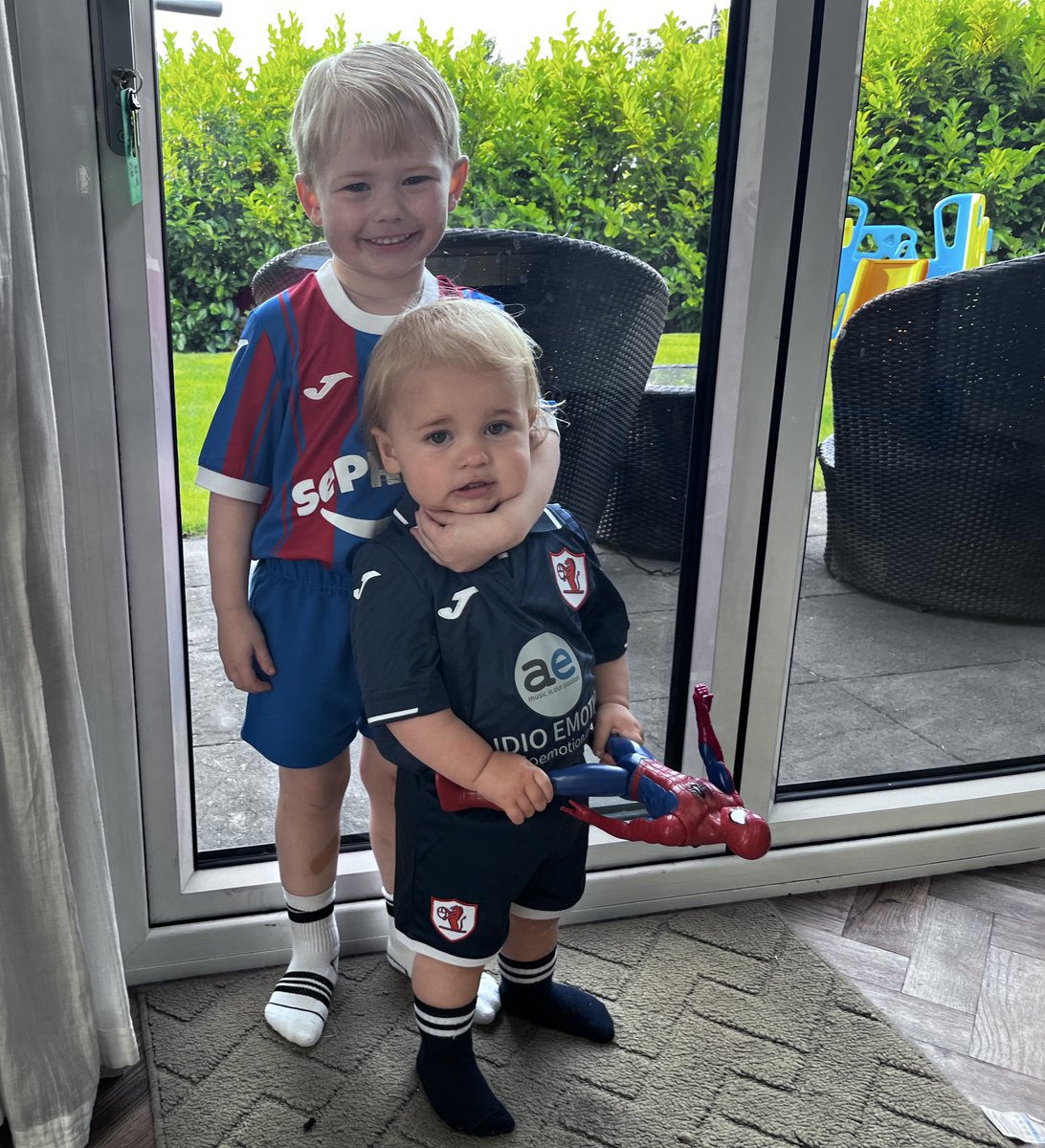 GordonSmart9's tweet image. Louie &amp;amp; Finlay Ready for the season ahead 💙
@RaithRovers