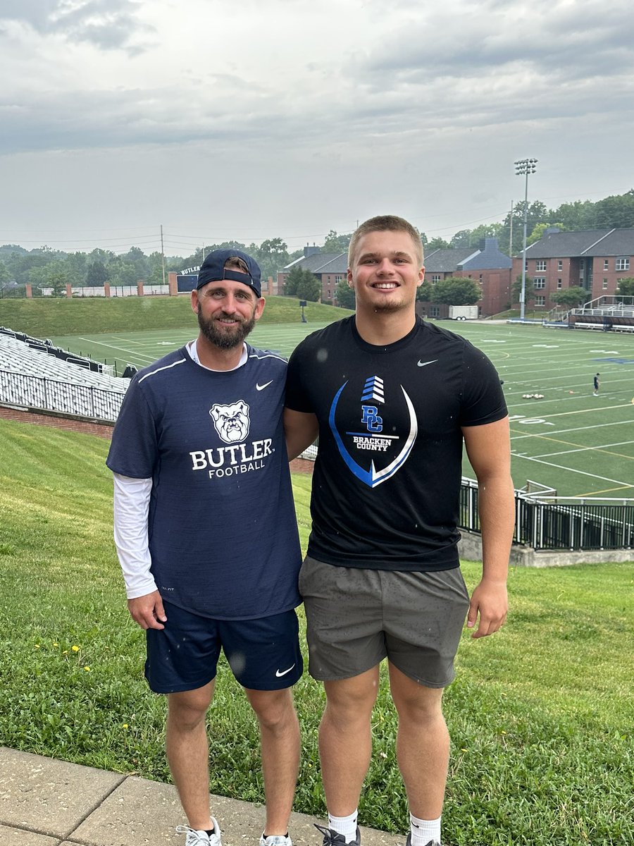 JacksonWhitten2's tweet image. Had a great time today with @ButlerUFootball ! Can’t wait to be back soon!
@CoachBelfiori @PrestonnnG99 @JoeCheshire @coachklynch @Nevels_Fitness @KYFUTURESTARS