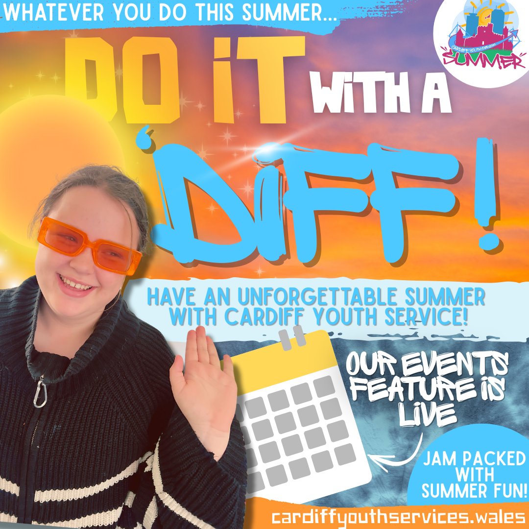 ‘Summer with a DIFF’erence’ back for 2025! 😎

Activities and events are taking place across the city aimed at 11-25 year olds including:
🏠 Youth Club Sessions
🚌 Day Trips
🎓 Year 11 Leavers Support
🎨 Creative Opportunities
🌍 Youth Exchanges