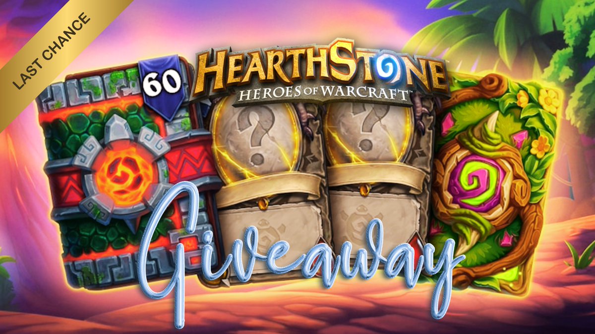 Vee (@veeplaysttv) on Twitter photo ⏰ LAST MINUTE! ⏰
Thanks to <a href="/Blizzard_Ent/">Blizzard Entertainment</a> <a href="/PlayHearthstone/">Hearthstone</a> I'm giving away another Standard Bundle of #TheLostCityOfUngoro #Hearthstone #AD
To enter:
➡️ follow <a href="/veeplaysttv/">Vee</a>
➡️ like & repost
➡️ Subscribe youtube.com/@VeePlaysHeart…
Good luck! Drawing the winner TOMORROW! ⏰ LAST MINUTE! ⏰
Thanks to <a href="/Blizzard_Ent/">Blizzard Entertainment</a> <a href="/PlayHearthstone/">Hearthstone</a> I'm giving away another Standard Bundle of #TheLostCityOfUngoro #Hearthstone #AD
To enter:
➡️ follow <a href="/veeplaysttv/">Vee</a>
➡️ like & repost
➡️ Subscribe youtube.com/@VeePlaysHeart…
Good luck! Drawing the winner TOMORROW!