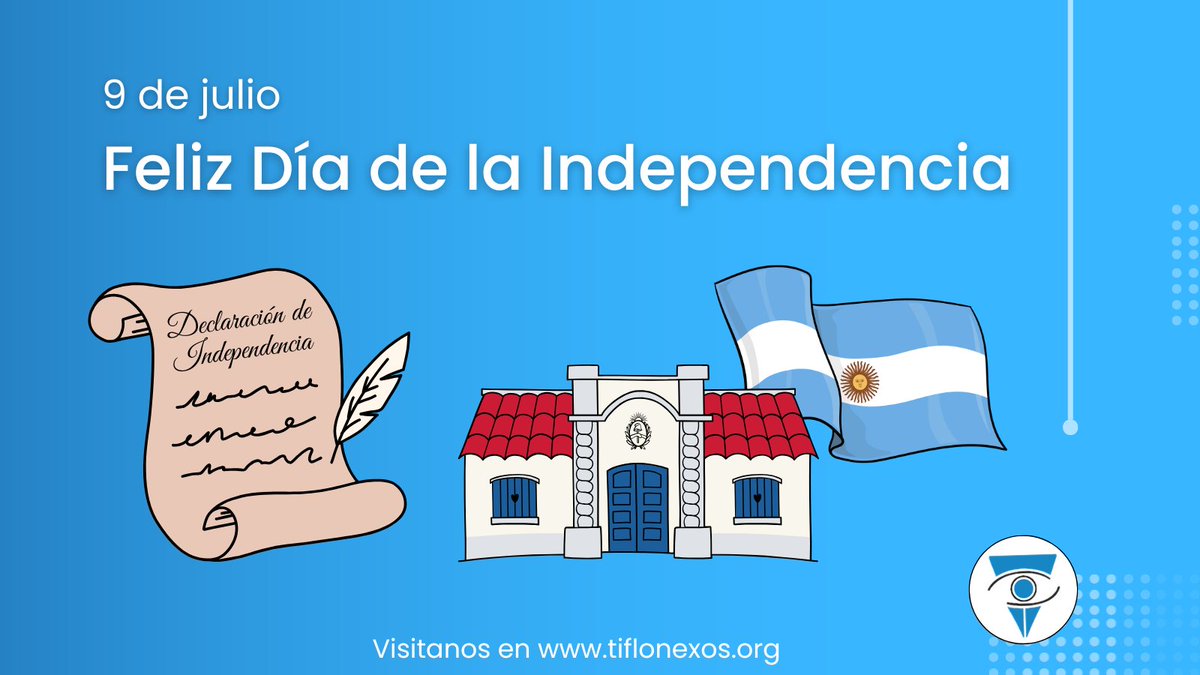 ¡Feliz día de la Independencia! ⛓️‍💥🇦🇷
✍🏼 Conmemoramos el 9 de julio de 1816, el día que declaramos oficialmente nuestra independencia argentina.
¡Viva la Patria!
