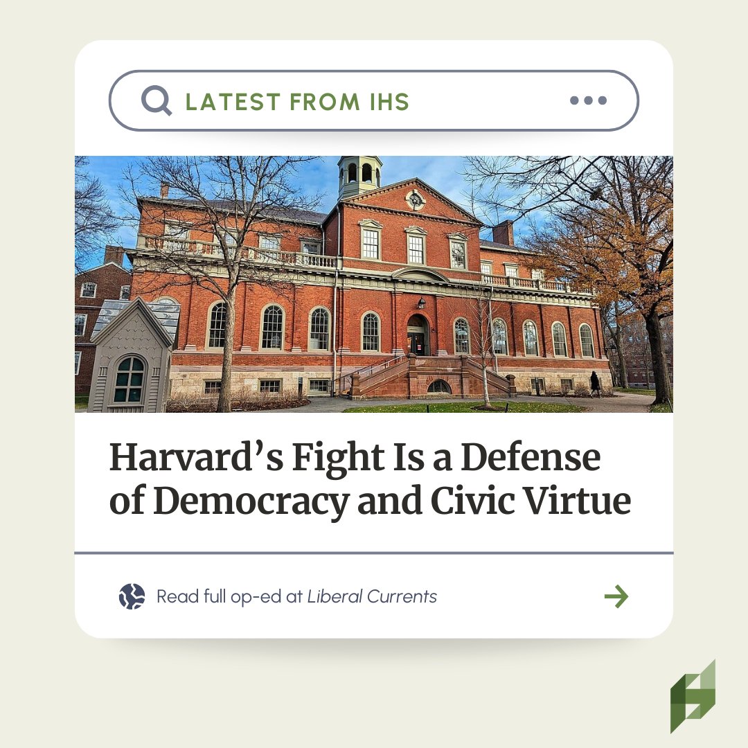 Institute for Humane Studies tweet media