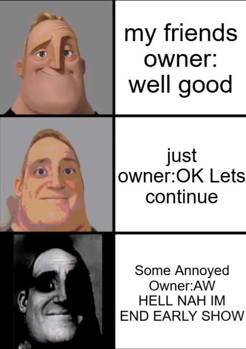 Which Owners RW Fed Reacted i won title?