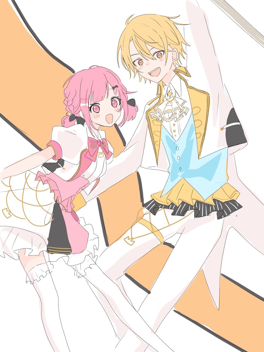 鳳えむ ,天馬司 「」|ぽこのイラスト