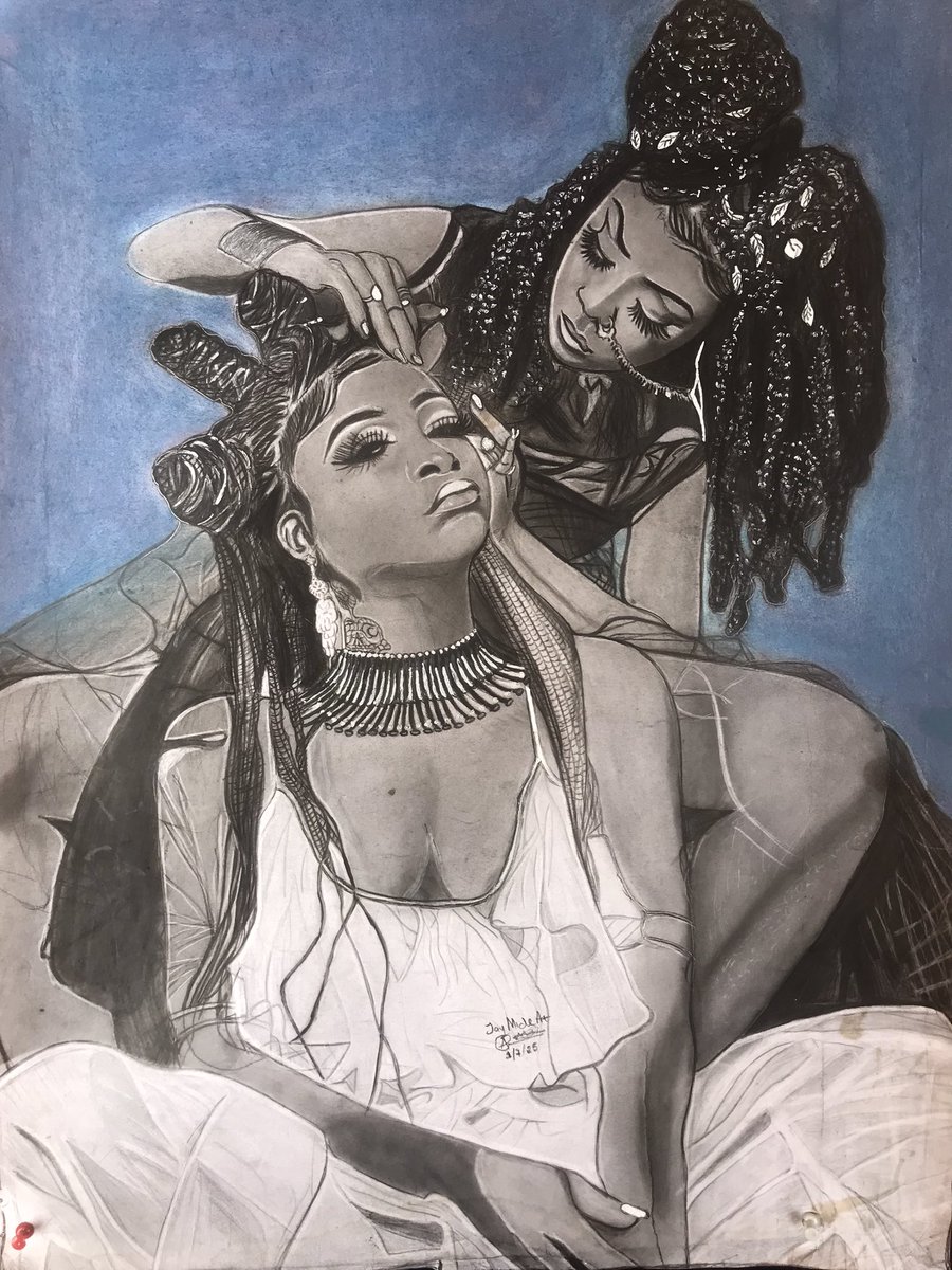 jaymide4's tweet photo. Reference Vs Drawing ✍️ 
@jaymideart 
Please help me to repost guys 
Till It gets to my audience 
Help small Artist 👩‍🎨 like me today https://t.co/t4p3jCuOfq