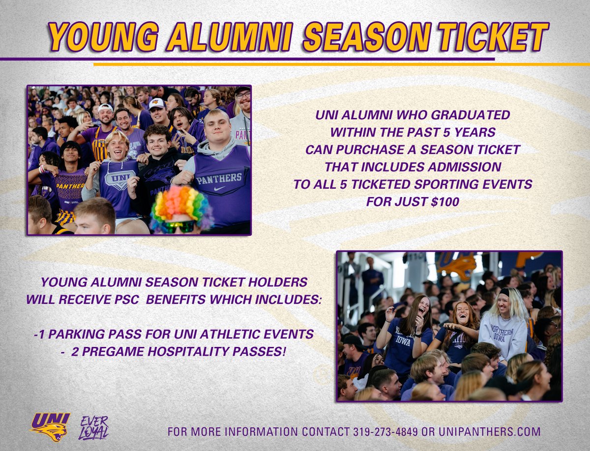 UNImbb's tweet image. ‼️CAN'T WAIT TO SEE ALL OF OUR RECENT GRADS IN THE McLEOD CENTER‼️
🎟️ bit.ly/3VtilYb
#EverLoyal #1UNI