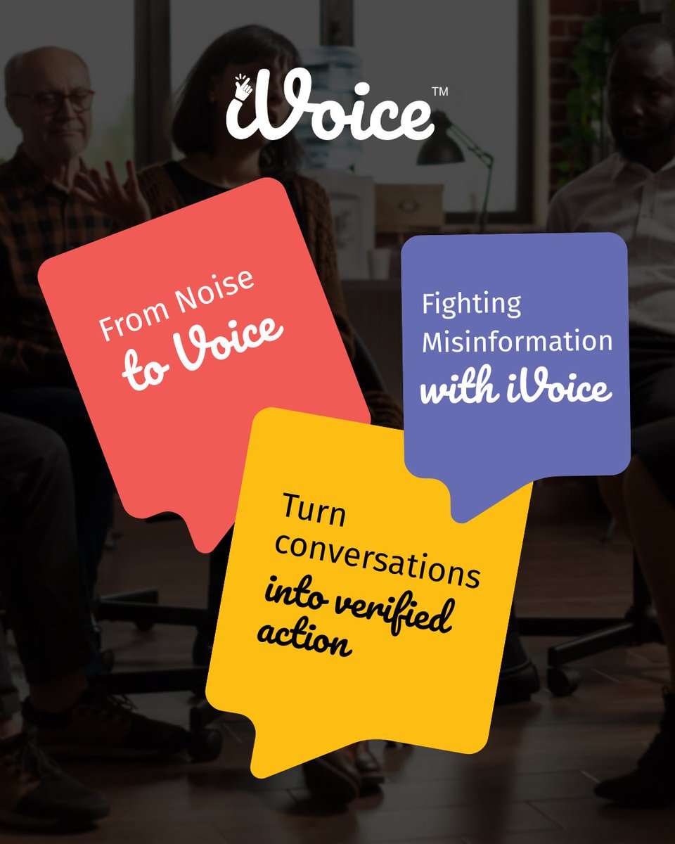 ivoice_today's tweet image. 🚨 In an era of viral lies, iVoice gives truth a platform. ✅ Validate. 🗳️ Vote. 🎙️ Voice real issues. Powered by AI + blockchain.
🧠 Fact-checks 🔍 Verified micro-campaigns 🎙️ Voice-led civic action
Stop scrolling. Start impact. #iVoice #FactOverFiction #DigitalDemocracy