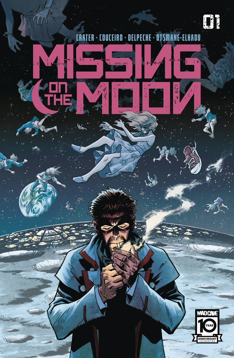 Simon Moore (Mooretoons Publishing) (@blaxkleric) on Twitter photo Cover Of The Day - "MIssing on The Moon" No.1 by Cory Crater & <a href="/MadCaveStudios/">Mad Cave Studios</a>
Art by <a href="/DamianCouceiro/">Damian Couceiro</a>
Awesome illustration which immediately made me want to know more. Great composition, with plenty of tiny details to capture the eye. Top stuff. 😍😍😍 Cover Of The Day - "MIssing on The Moon" No.1 by Cory Crater & <a href="/MadCaveStudios/">Mad Cave Studios</a>
Art by <a href="/DamianCouceiro/">Damian Couceiro</a>
Awesome illustration which immediately made me want to know more. Great composition, with plenty of tiny details to capture the eye. Top stuff. 😍😍😍