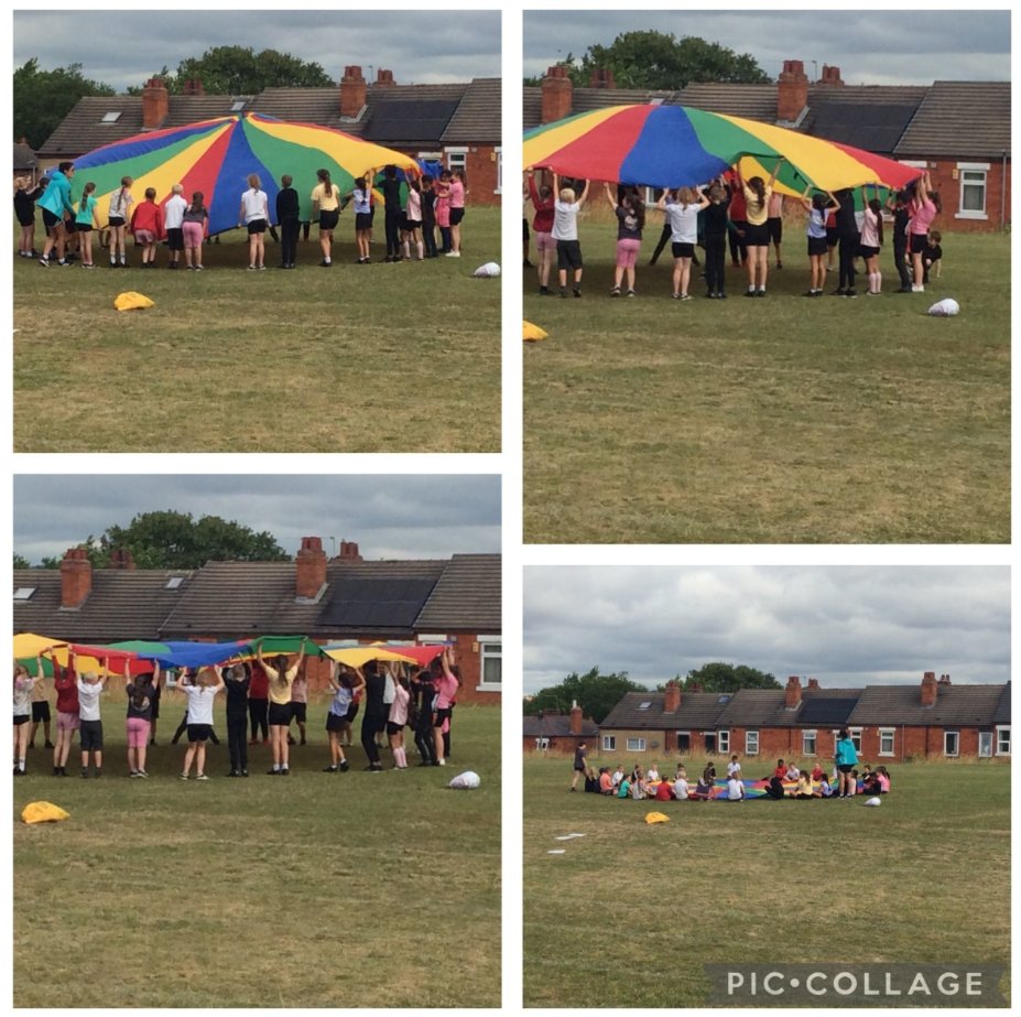 st_michaels_ce's tweet image. Year 4 have enjoyed their final French lesson outside with the parachute today with @LingototWYorks #MakingLearningFun