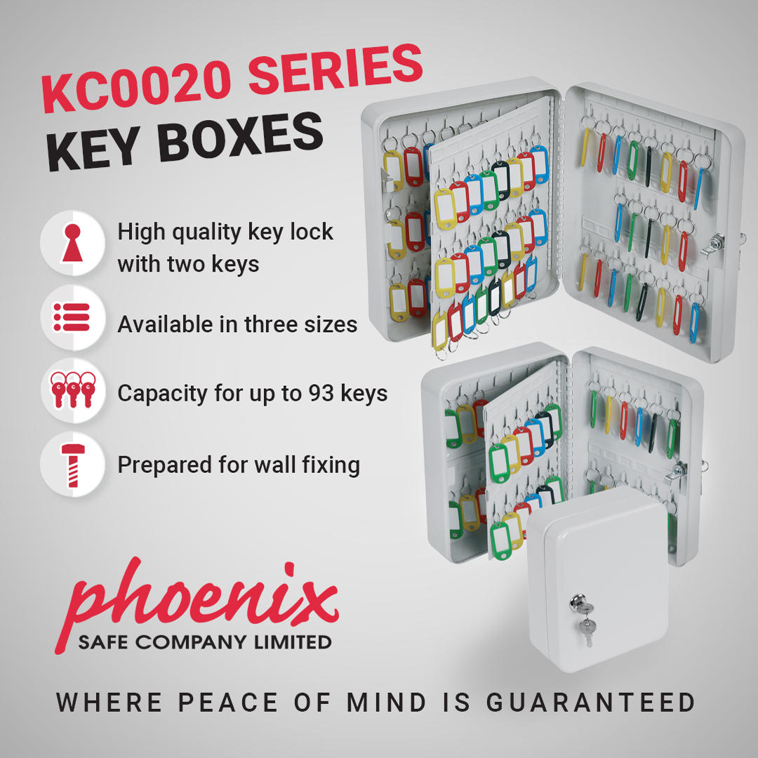 Phoenix_Safe_Co's tweet image. 🔐 Keep your keys safe &amp;amp; organised with the KC0020 Series Key Boxes!
Perfect for homes or offices, these hold 20 to 93 keys .✔️ Secure key lock with 2 keys ✔️ 3 sizes✔️ Wall-mountable – fixings included
✔️ Durable grey powder-coated finish
#KeyStorage #KC0020 #KeyBox