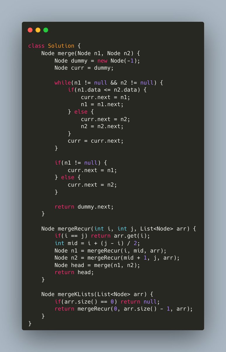 asknkitkr's tweet photo. #gfg160 #geekstreak2025 
160 days Problem Solving                                                                                                                          
Day 96, 97, 98  
Problems: 
K closest points to origin
Merge K sorted linked lists
Find median in a stream https://t.co/EBicre3tT7