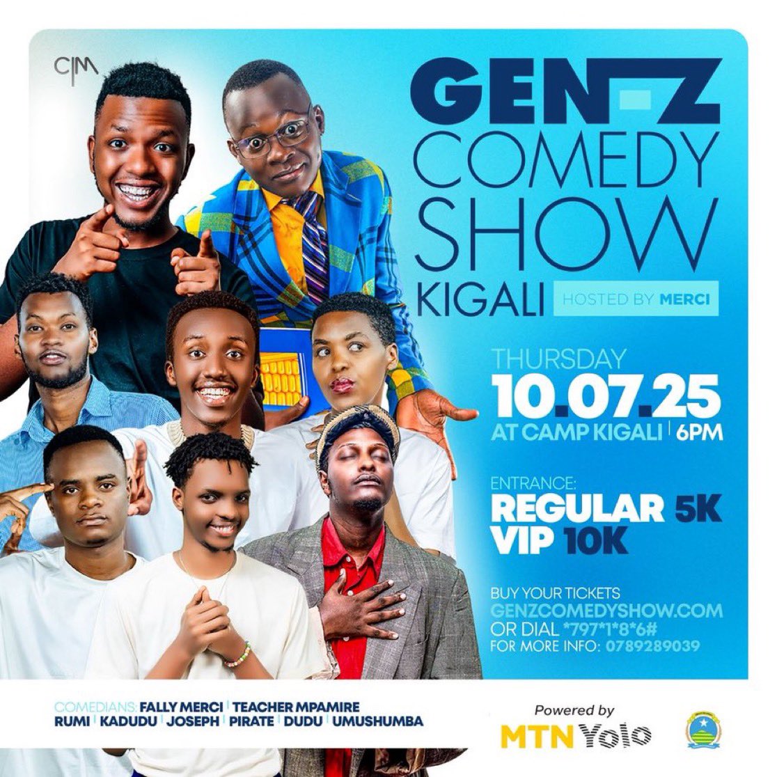 Did you hear what’s happening tomorrow?

Teacher MPamire from Uganda will be in the building!
Are you ready to learn something new?
Join us at Camp Kigali from 6 PM!

Gen-Z Comedy show will be on fire 🔥 

Let’s meet up tomorrow