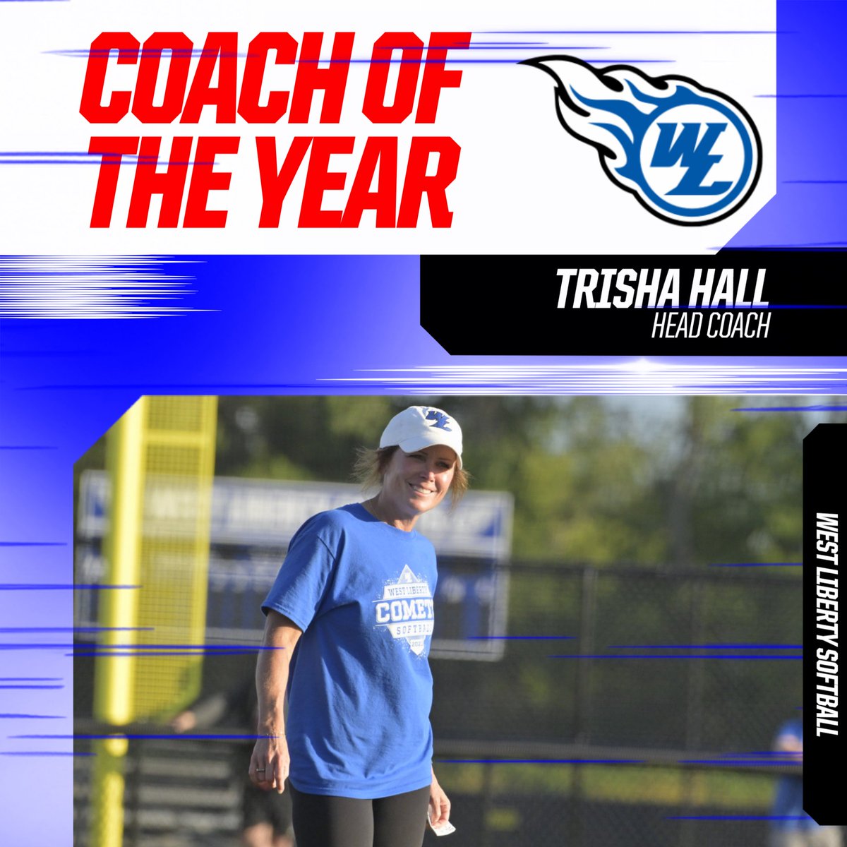 For the second consecutive year, congratulations to Head Coach Trisha Hall - your RVC South Coach of the Year!
<a href="/WestLibAthletic/">West Lib Athletics</a>
<a href="/WestLibertySB/">West Liberty Softball</a>
<a href="/4girls20/">Trisha Hall</a>