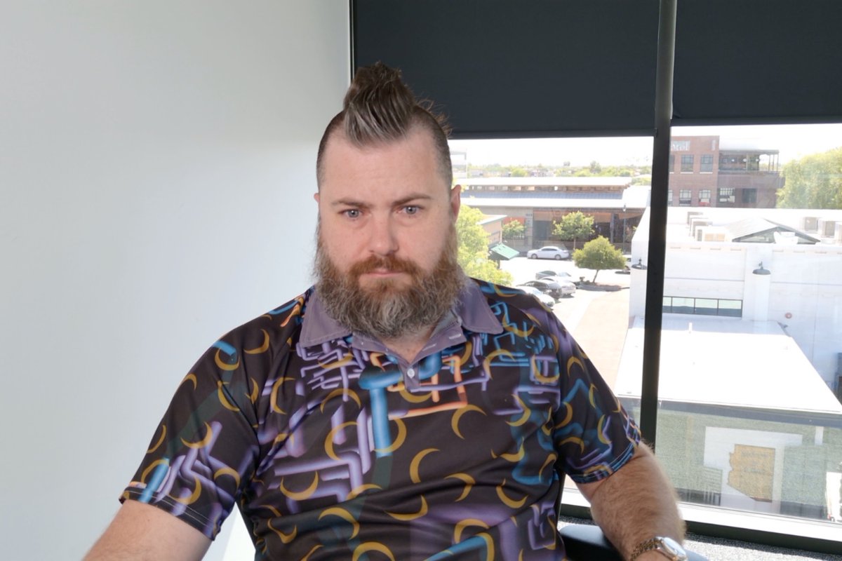 jeffbcross's tweet image. My boss, @victorsavkin is making me appear on a webinar today, so I had to wear my fanciest Dan Flashes shirt.