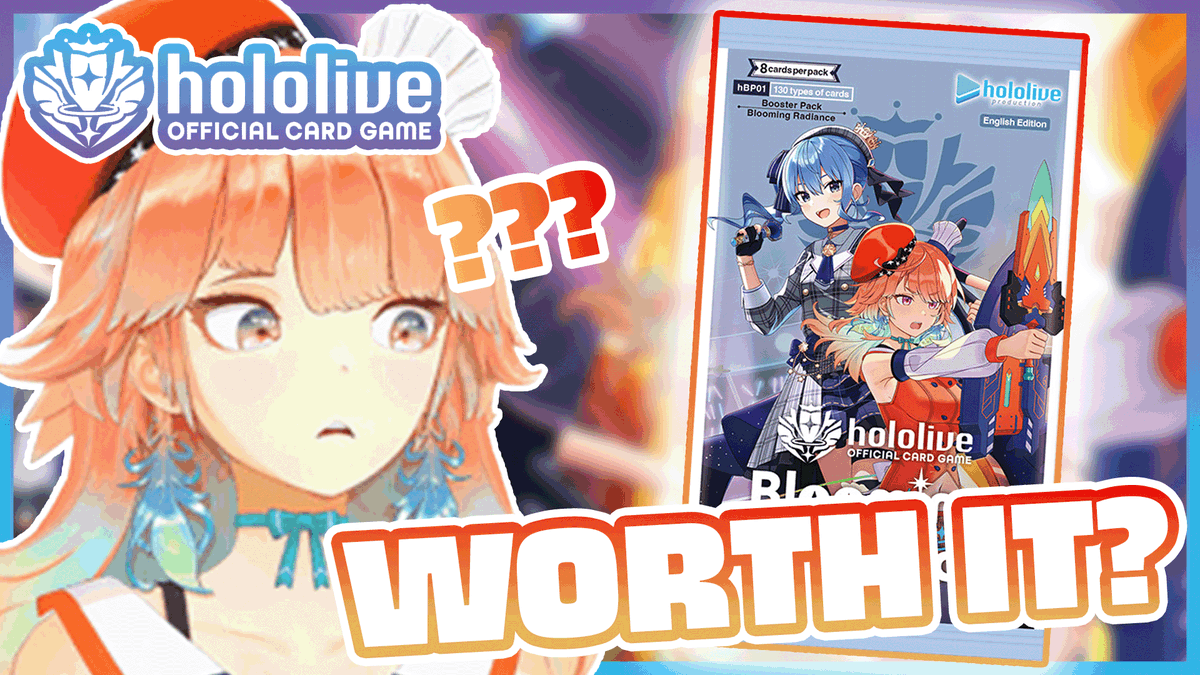 Camalange's tweet photo. Started a new YouTube channel dedicated to the Hololive OCG. Going to keep improving it with time so please subscribe if you're into vtubers, card games, or me for some reason!

🐔 https://t.co/CfyMLtfbEp https://t.co/PJXucJvaiw