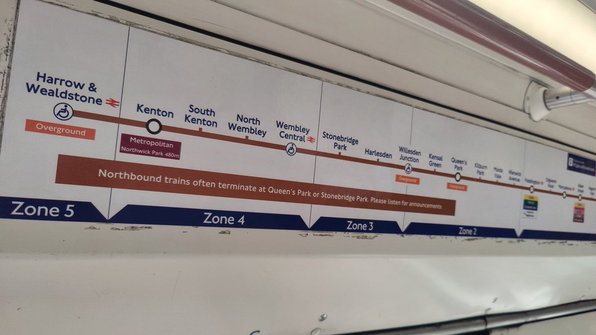 VarsaniC's tweet image. The most under rated statement from @TfL  regarding trains running north of #QueensPark on the #bakerloo line when probably over 80% terminate