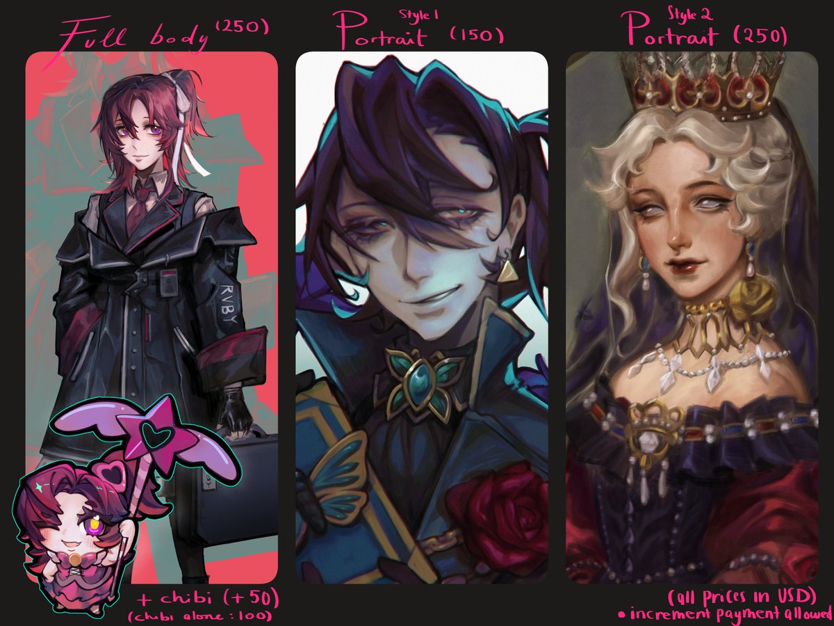 vaenyaa's tweet image. Just a quick announcement that my inbox will be perpetually open for any comm requests (groceries and student loans expensive af).
Always open to discussion about either payment plan or specific requests, so feel free 🌹