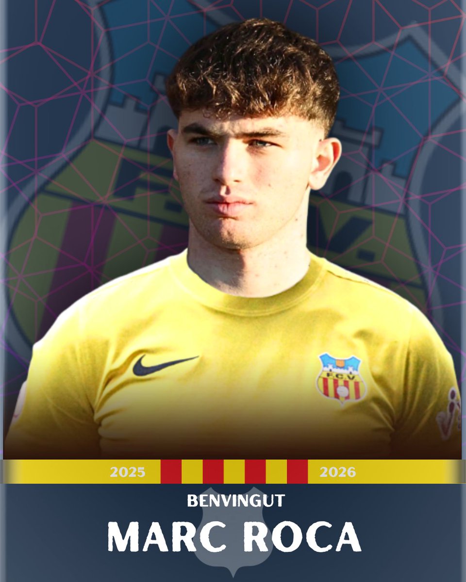 ✅MARC ROCA, nou jugador del FC VILAFRANCA

Procedent del Badalona (DH Juv.), arriba a Vilafranca un polivalent lateral esquerre de 18 anys, que clou la seva etapa de juvenil.

Potent, associatiu, guanyador de duels i amb gran presa de decisions.🔥

#LligaElit #futbolcat