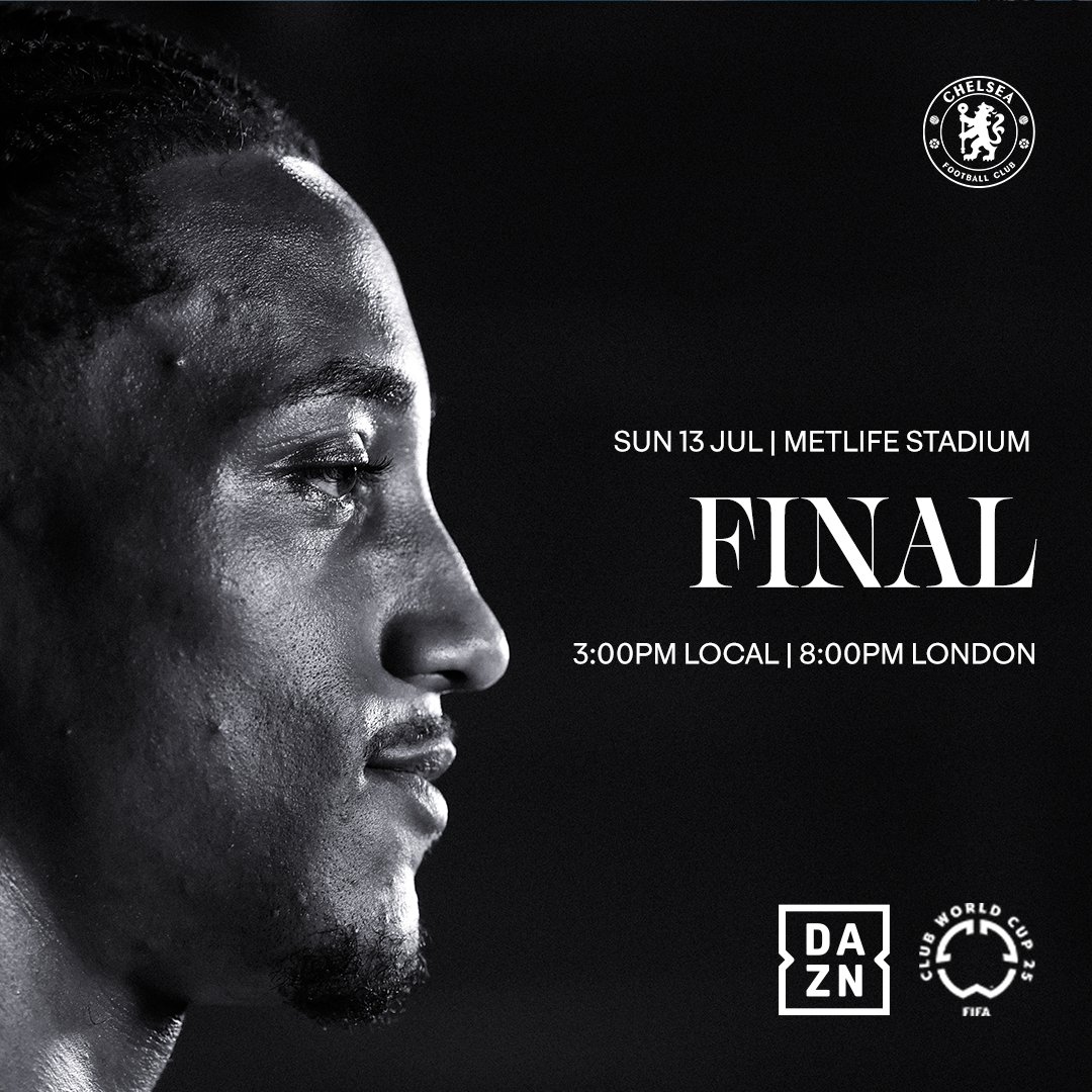 ChelseaFC's tweet photo. Come and support us in New York in Sunday’s FIFA Club World Cup final! 👊🔵