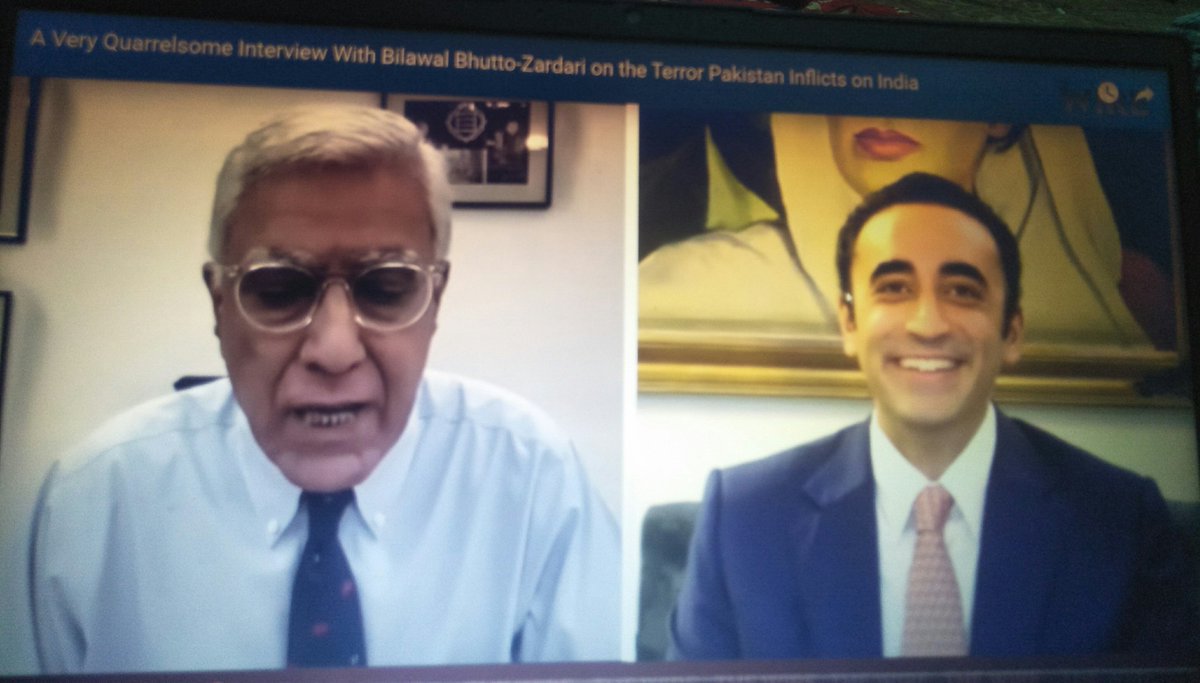 PsfRahul's tweet photo. "Salute to @BBhuttoZardari for his fearless &amp; dignified representation of Pakistan's stance in his interview with an Indian journalist! He not only presented our nation's position with conviction but also handled tough questions with finesse. Proud of our Chairman! 💪👏💜 https://t.co/k0KwwdQf3H