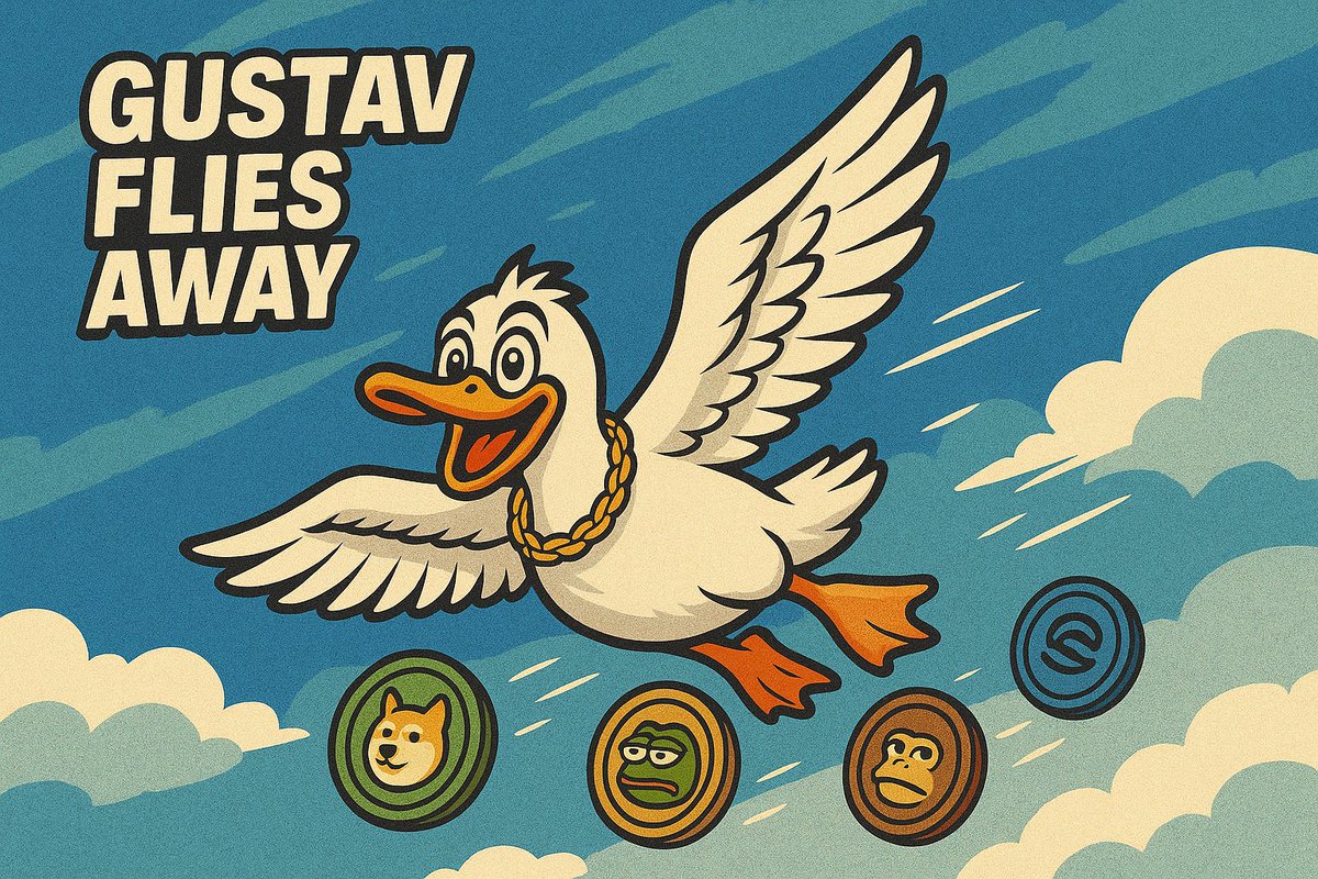 Gustavthelucky's tweet photo. Gustav is stretching his wings.
The charts don’t know what’s coming.
🥚 Something lucky is about to hatch…
$GUSTAV #HONK2MOON #memecoin https://t.co/Scs8nzCIZr