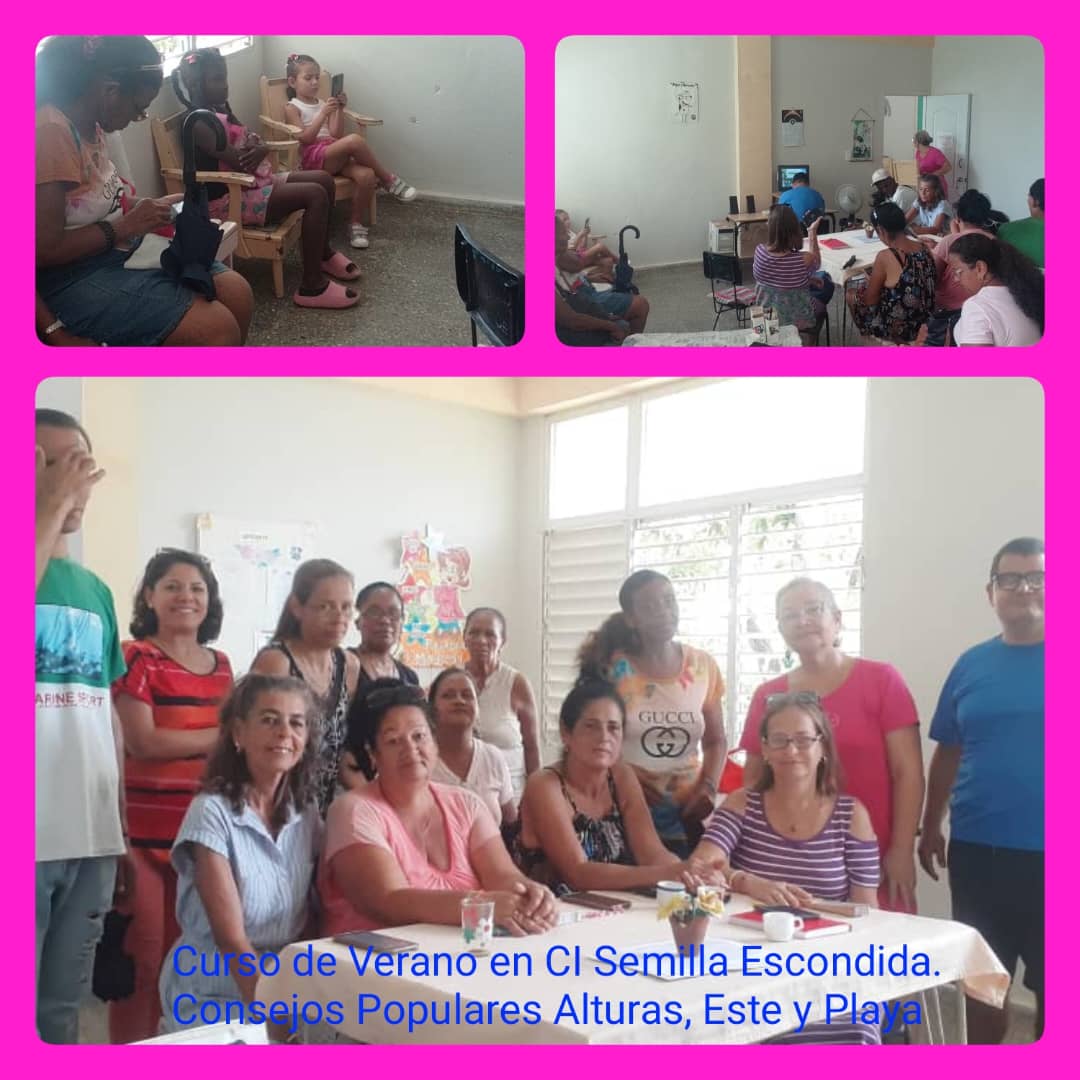HEdgeIsmaelillo's tweet photo. Curso de verano de informática , hoy en el C.I Semillita escondida , con los Consejos Populares , Alamar Este. Playa y alturas. https://t.co/SGXPADcCni