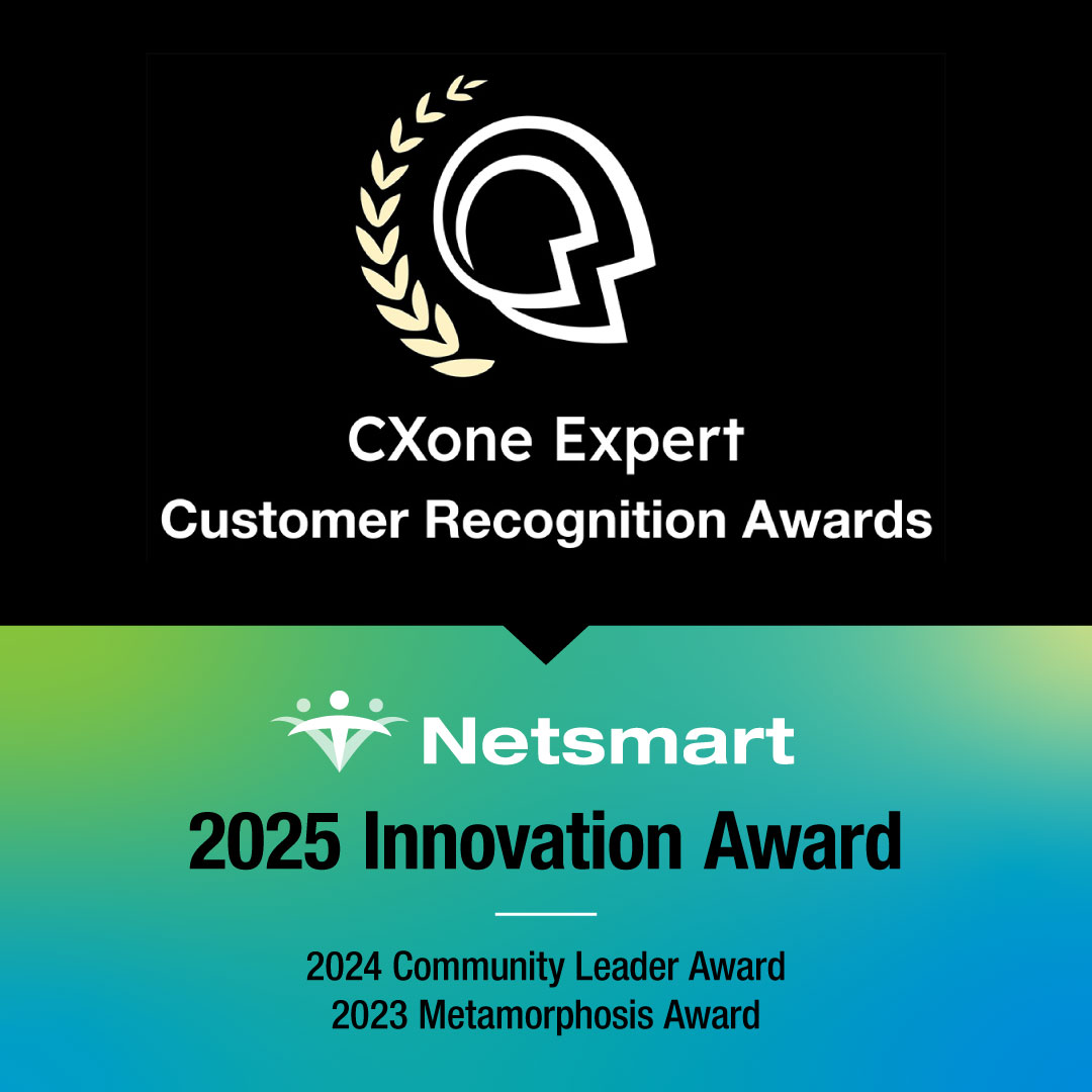 The Netsmart Resource Center earned the 2025 CXone Innovation Award! 🏆

Our content automation solution is streamlining knowledge sharing and supporting our teams—three years in a row. Learn more: okt.to/u53VBw
