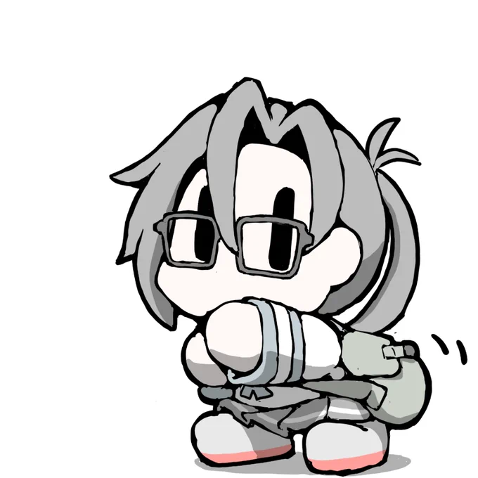 艦これラクガキ、まめ艦あまぎり お出掛けの準備は事前に!^^