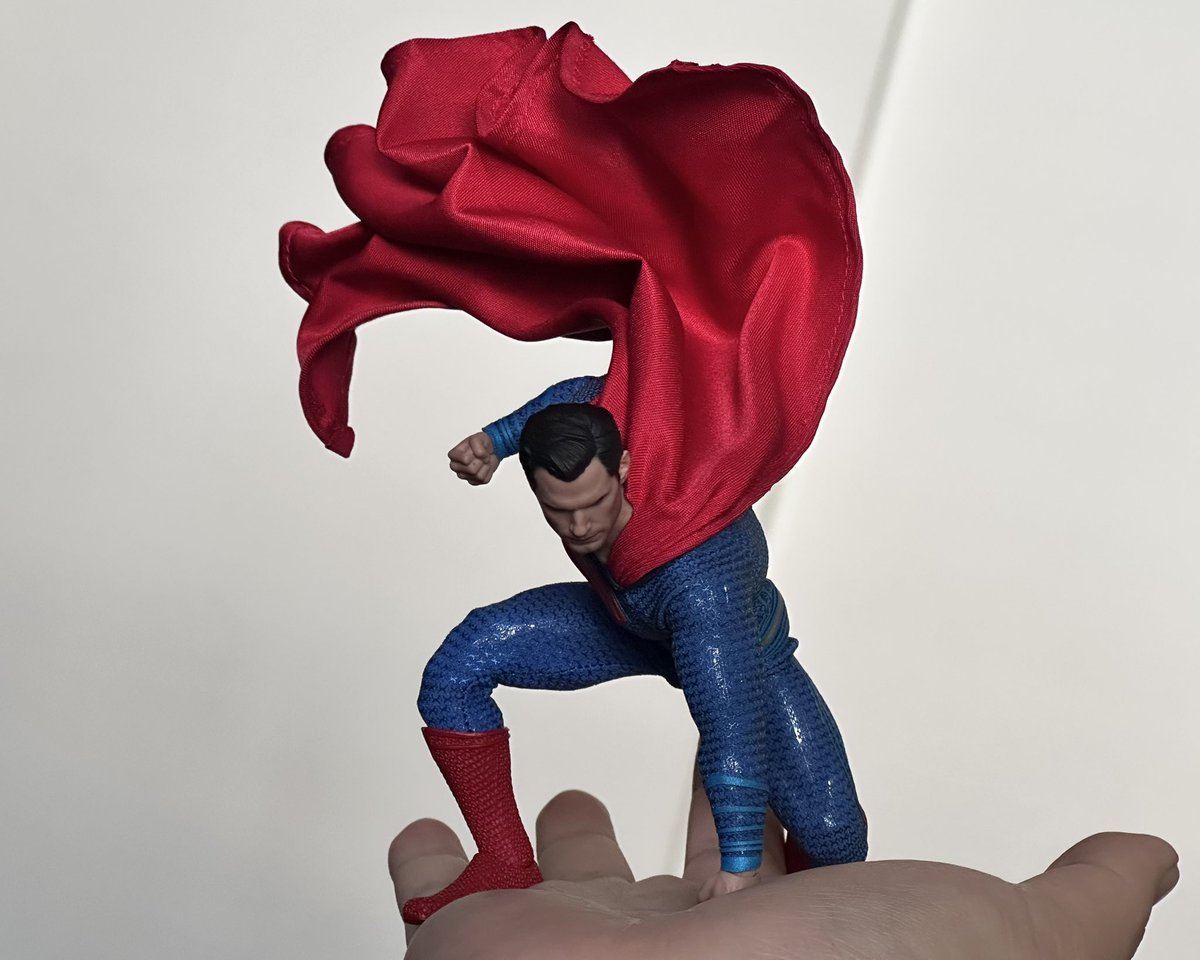 lethalcollector's tweet image. Day 4 of Posing Every #Superman Figure I Have: Manipple Studio & Mezco Henry Cavill Superman
