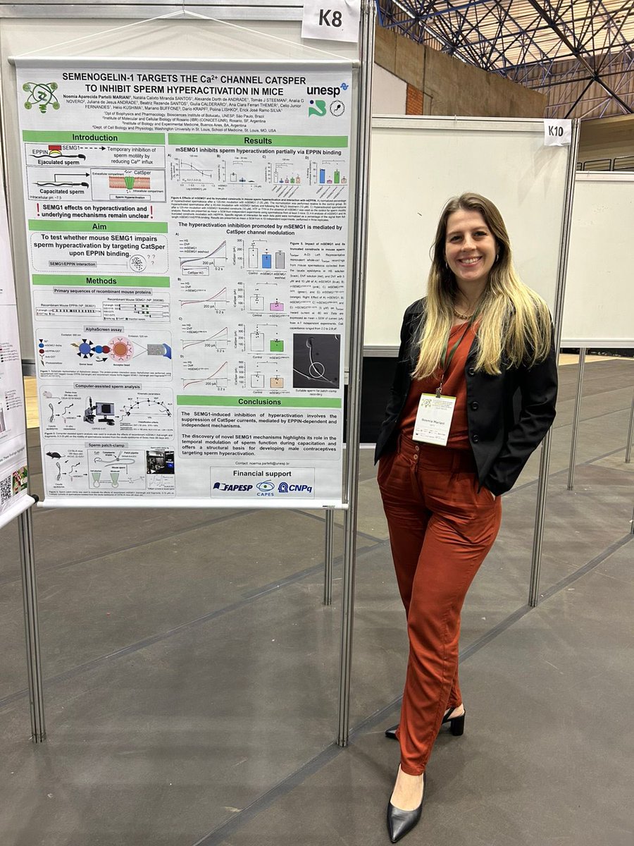 It is time to share our research with the 2025 Annual <a href="/FeSBE/">FeSBE</a> Meeting attendees. Our lab members Noemia and Beatriz are up to this task. #womeninSTEM <a href="/AgencyFAPESP/">Agência FAPESP</a> <a href="/Unesp_Oficial/">UNESP</a> #contraception #science