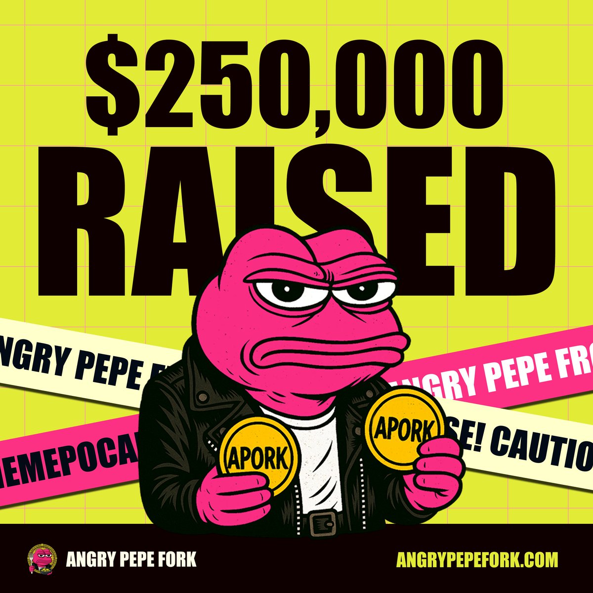 $250,000+ RAISED. AND WE’RE JUST GETTING STARTED.

We’re not here to play it safe — we’re here to break charts, and rewrite what a meme coin should be.

This is the meme coin your favorite meme coins fear.

👉 angrypepefork.com