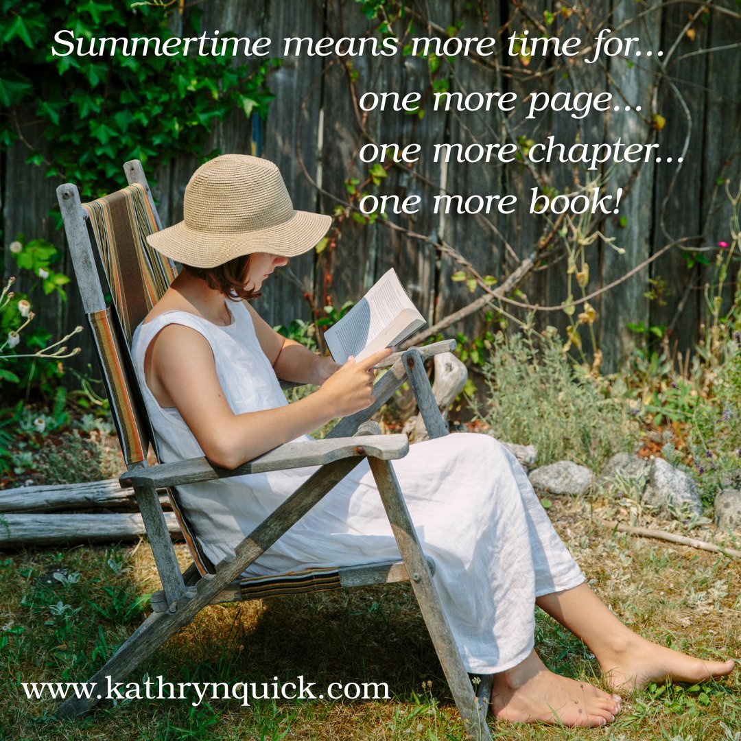 KQuickAuthor's tweet photo. Summertime means more time for...
one more page...
one more chapter...
one more book!
#Summertime #onemorepage #onemorechapter #onemorebook #kathrynquickbooks #kathyequickbooks #TheWildRosePress https://t.co/omsAVLhiqx https://t.co/G6FAZAAZHV