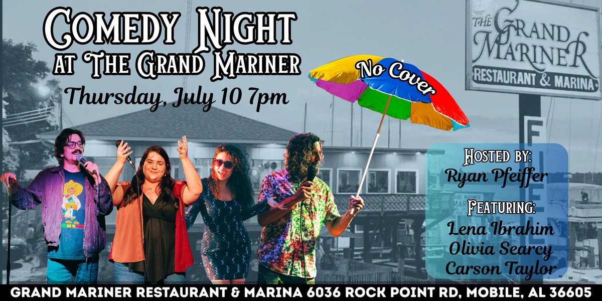 ratedrcomedy's tweet photo. This comedy show is tomorrow in Mobile, AL! There's no cover. U should come.
https://t.co/2xjHDbP3je
#standupcomedy #mobilealabama #thingstodoinMobile https://t.co/EVFpzyRLa7