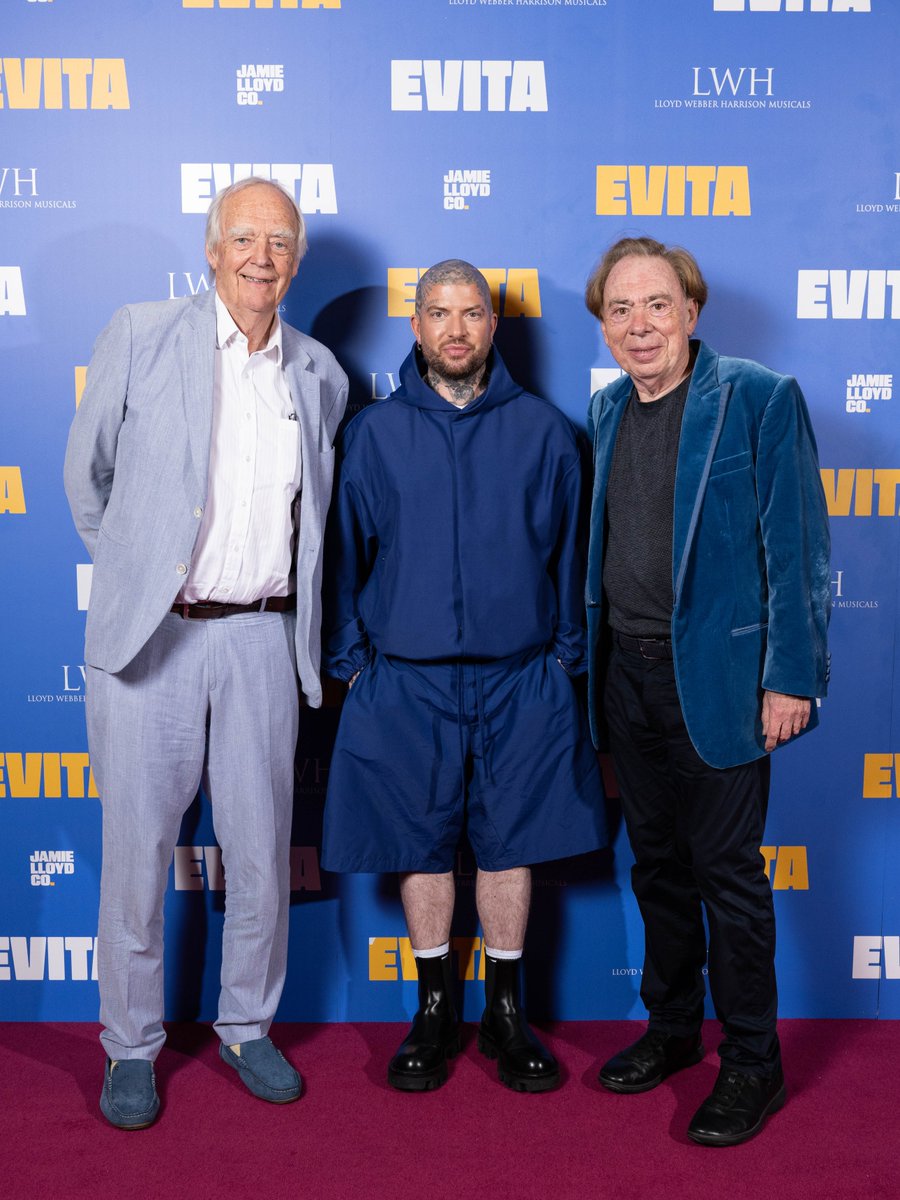 OfficialALW's tweet image. Reminiscing about Evita's incredible opening night last week. Fantastic to see so many familiar faces on the carpet. – Team ALW