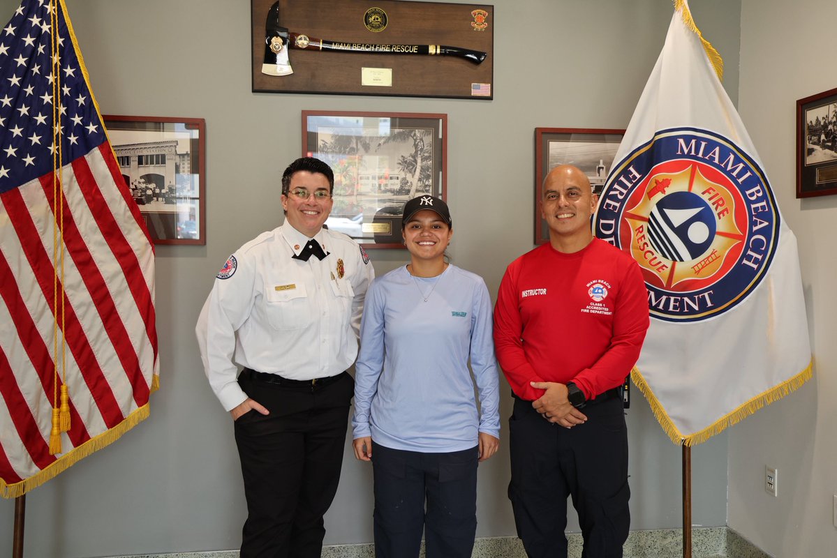 We had the pleasure of welcoming Sofia, an incoming high school senior with hopes of becoming a firefighter. We were glad to give her a glimpse into the fire service, and we hope the experience helps inspire her path forward. We wish her all the best in her senior year!