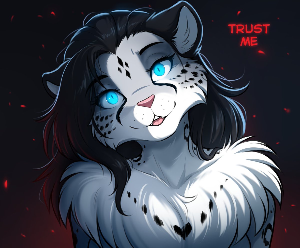TwoKinds's tweet image. Just a portrait of Adira, being totally normal and not suspicious at all. Don't you trust her?