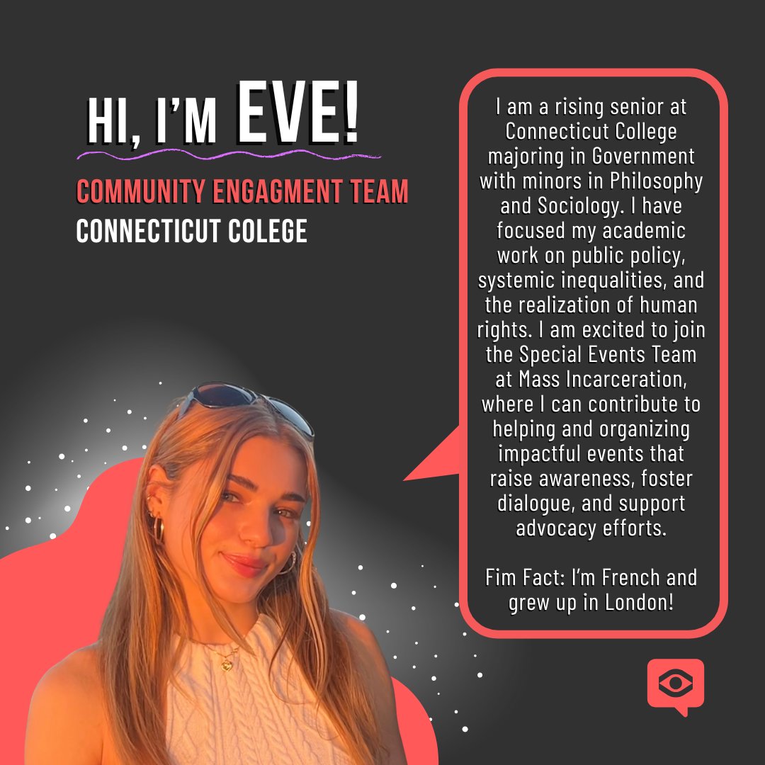 We're so excited to introduce some of our summer interns! Meet Irene, Bianca, Mahie Abdullah, and Eve, who all work for the community engagement team to support Witness' mission. <a href="/witnesstomi/">WitnesstoMassIncarceration</a> @myboobooshoodies #fip #nonprofit #formerlyincarcerated #entrepreneurs #reentry #intern