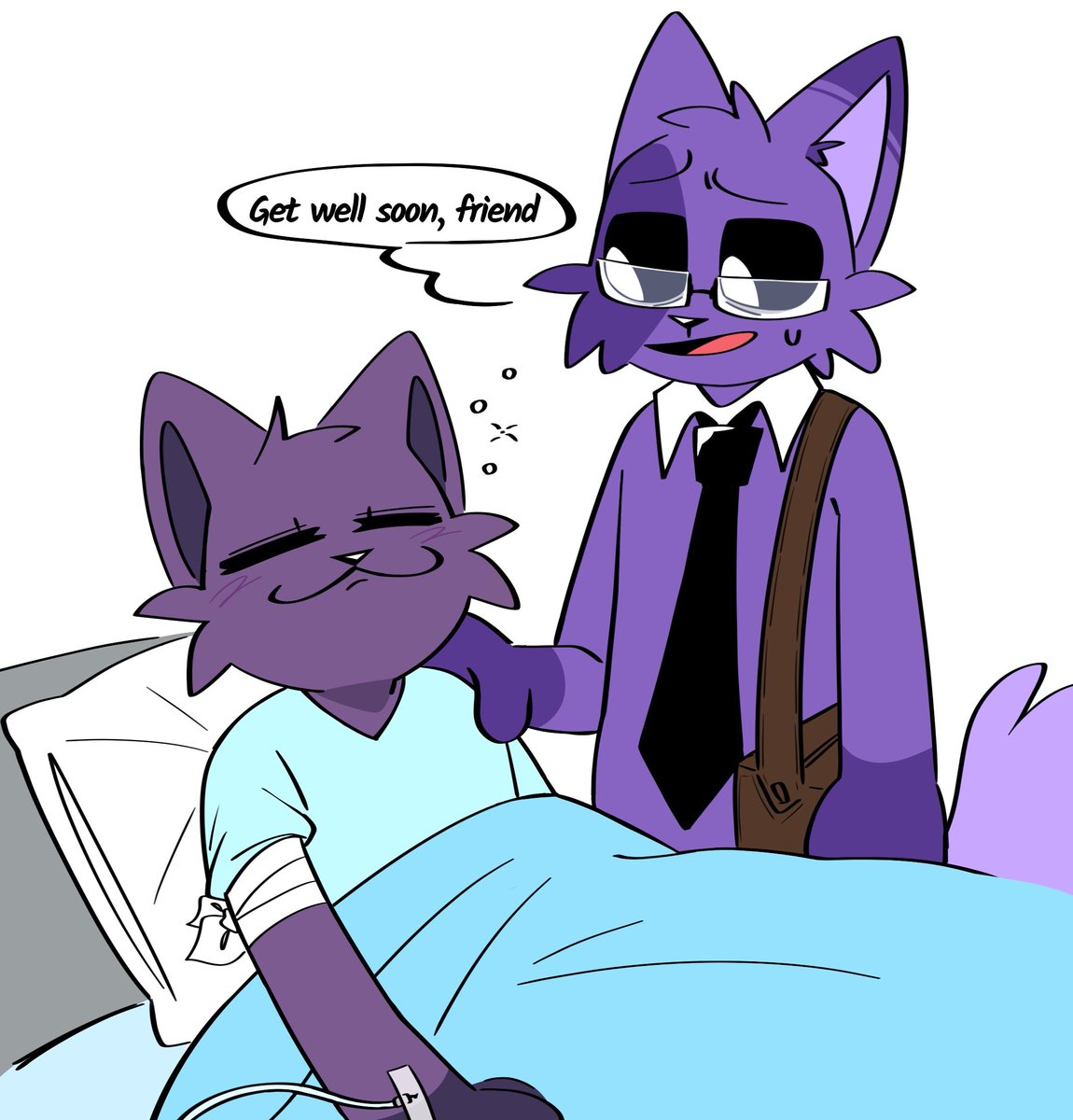 A visit 🏥 
#SmilingCrittersAu #dadnap