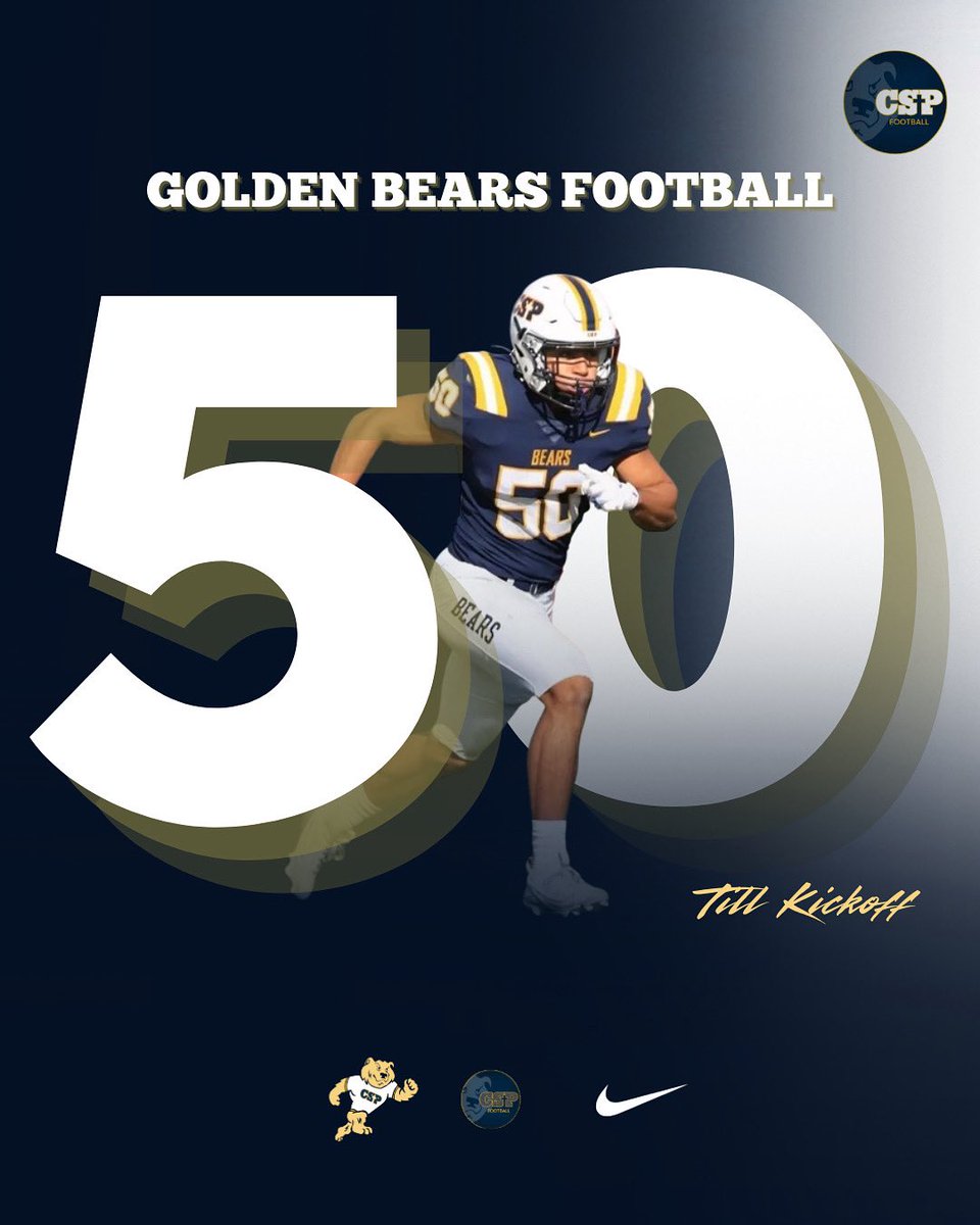 HALFWAY. 🐻🏈